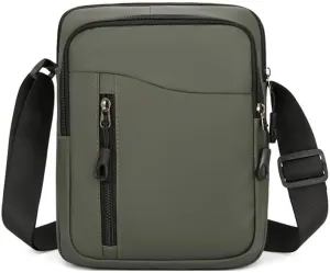 Crossbody Sling Bag or Messenger bag for Men, Wear-resistant Water Resistant Tote Shoulder Bag Daypack for Travel Hiking