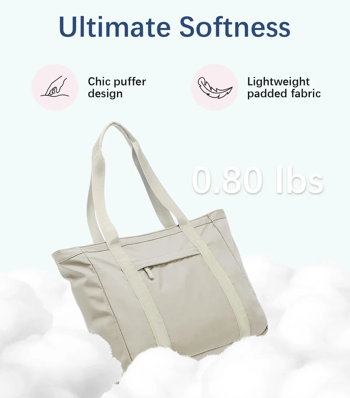 Crossbody Tote Bag for Women Medium Size Travel Tote Bags for Work with Zipper Shoulder Bag with Compartments
