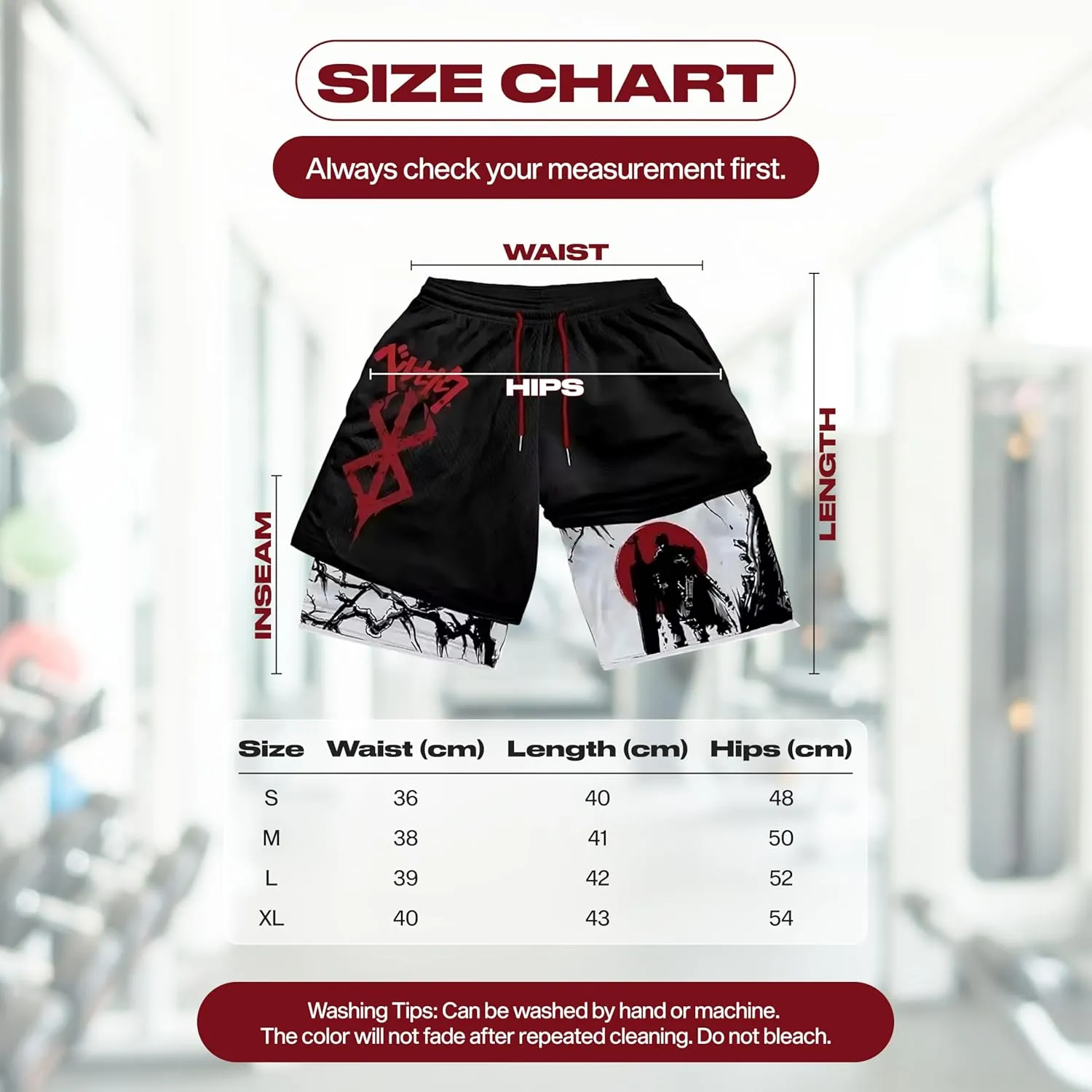 CROWN Anime Gym Shorts - Breathable Stretch Compression Short with Pockets