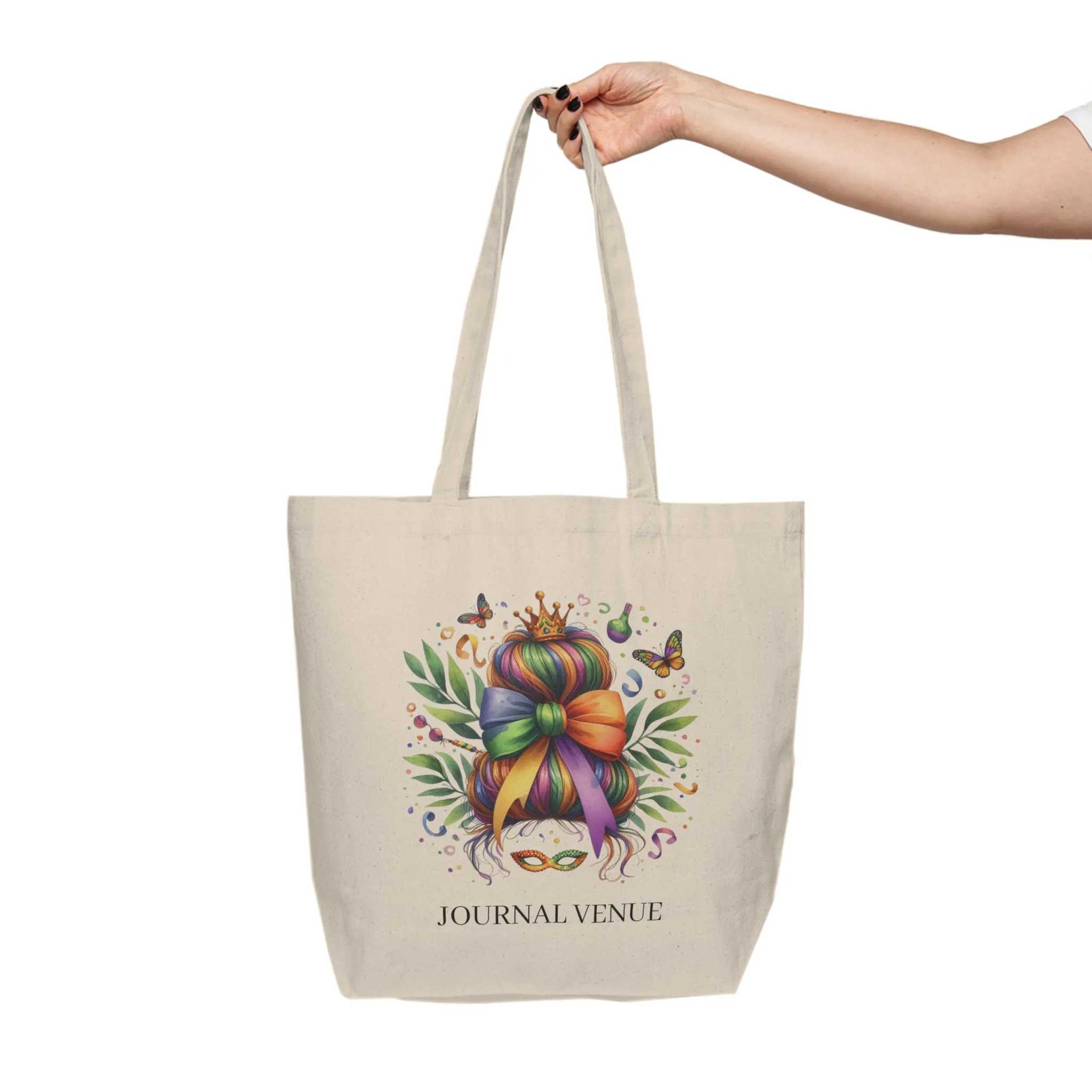 Crowned Bun Shopping Tote Bag