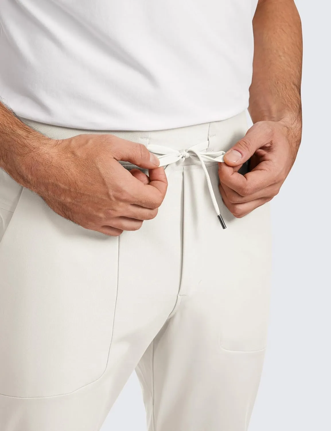 CRZ YOGA All Day Comfy Golf Joggers Pants for Men 30'' Quick Dry Lightweight Stretch Work Casual Sweatpants with Pockets