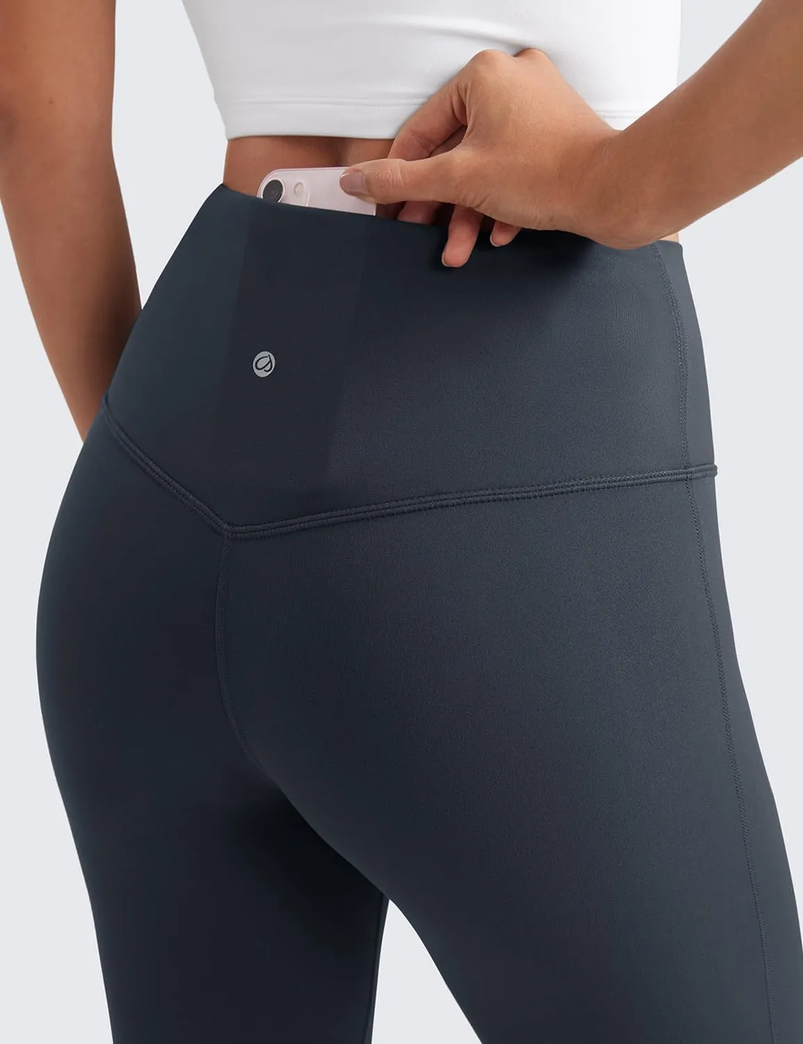 CRZ YOGA Womens Butterluxe High Waist Flare Pants 29" / 30.5" / 32" / 33.5" - Yoga Bootcut Wide Leg with Pocket Lounge