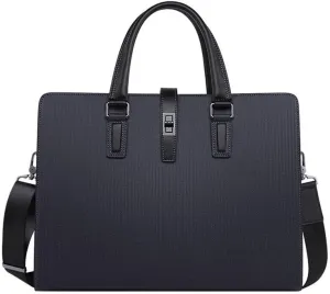 CSCDD Briefcase Men's Business Large Capacity Leather Men's Handbag Shoulder Bag Crossbody Bag Business Bag