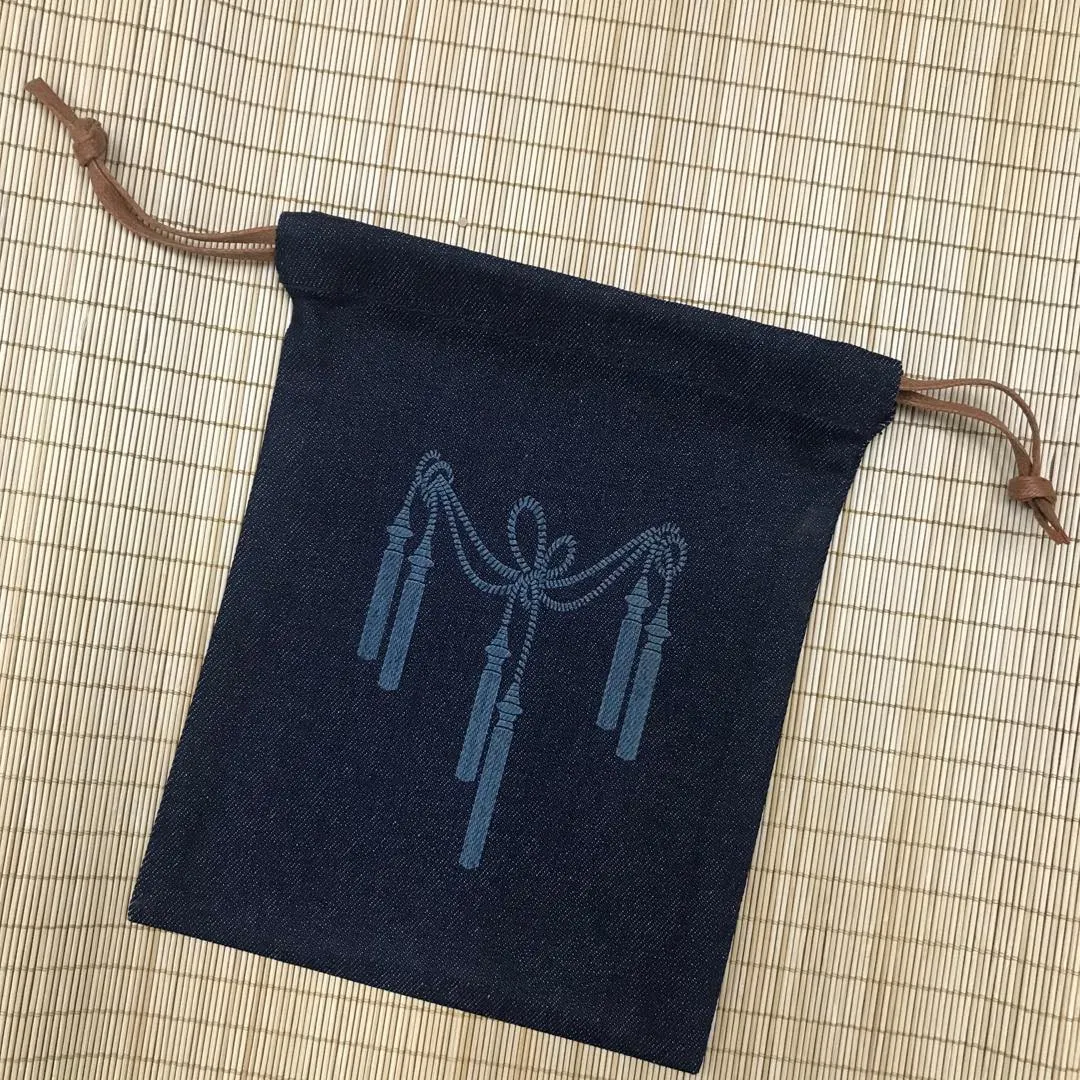 Custom Denim Drawstring Bag 103