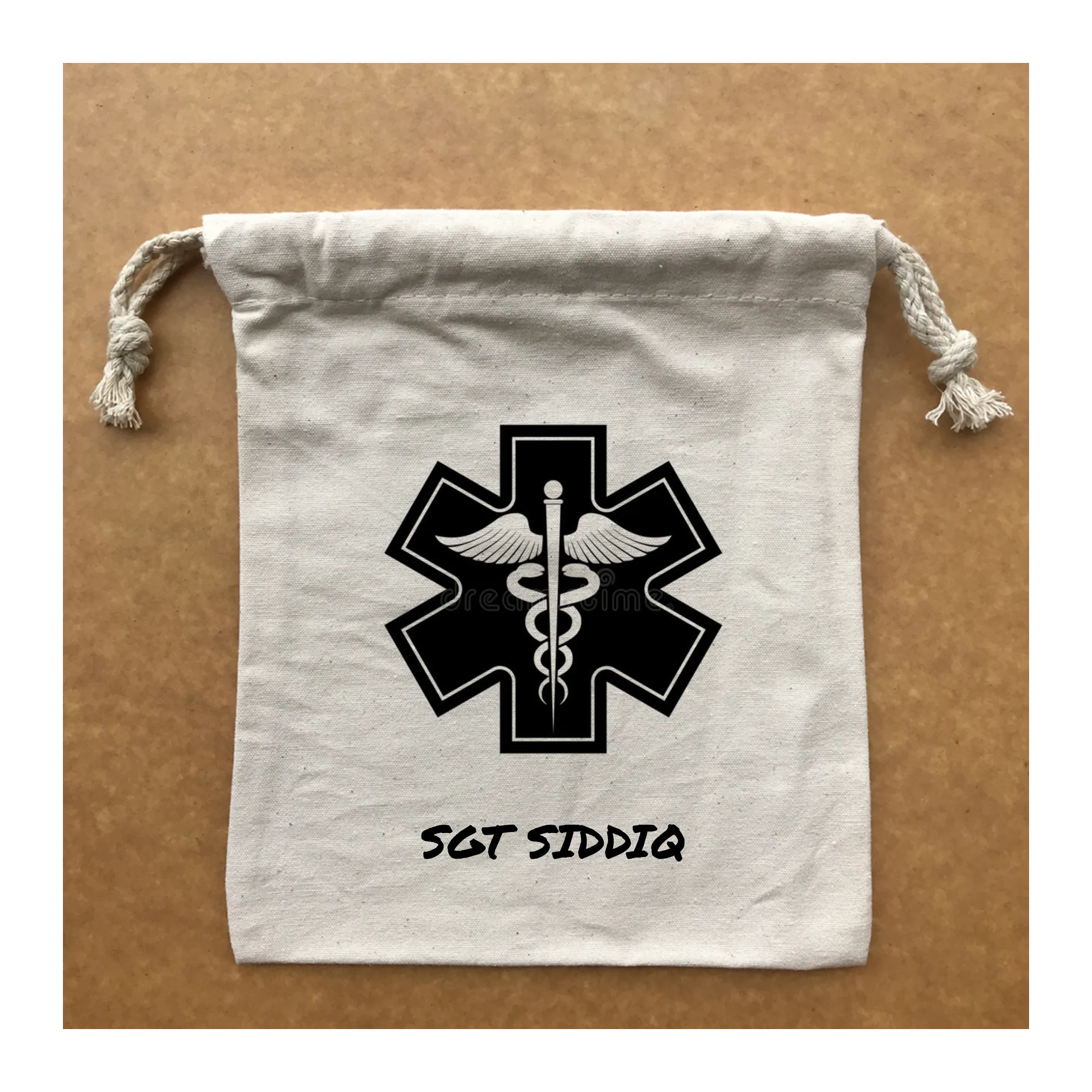 Custom Drawstring Bag 53 (19x24cm, 8 Oz)