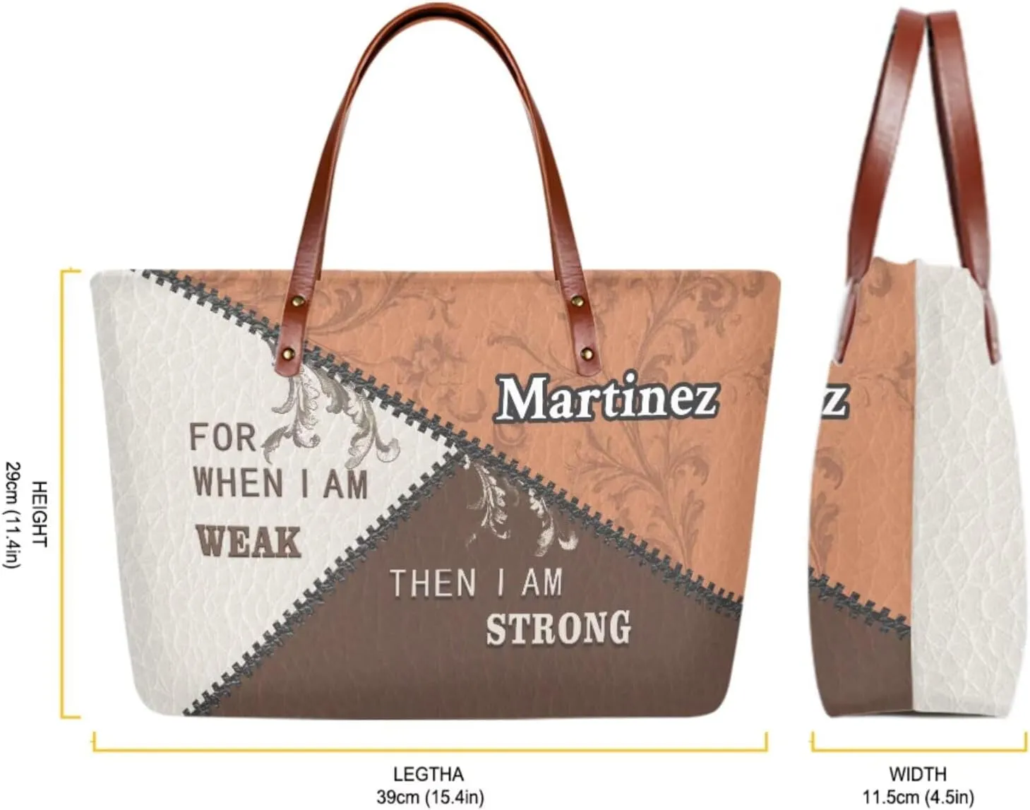 Customzied Women Handbags and Wallet Set of 2 Tote Bag Shoulder Bag Top Handle Satchel Purse
