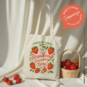 DANA | Strawberry Picking Tote (Personalized)