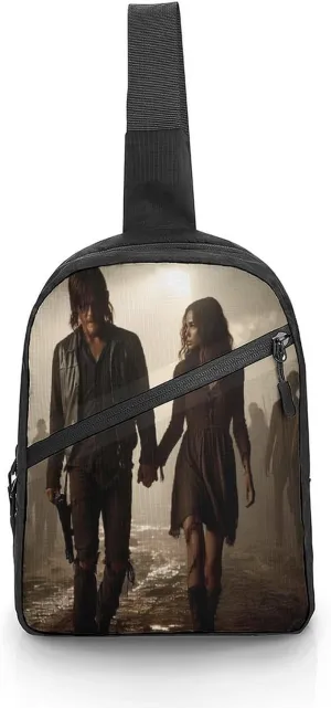 Daryl Dixon-Chapel Roan Multi-Functional Crossbody Bag With Storage Pockets And Anti-Loss Key Strap, Adjustable For Chest Shoulder One Size