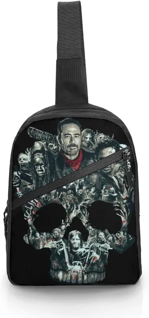 Daryl Dixon-Chapel Roan Multi-Functional Crossbody Bag With Storage Pockets And Anti-Loss Key Strap, Adjustable For Chest Shoulder One Size
