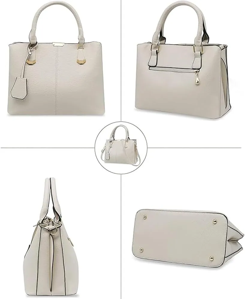 Dayfine Top Handle Handbag for Women PU Leather Satchel Bag Tote Bag Ladies Shoulder-Bag Crossbody Bag
