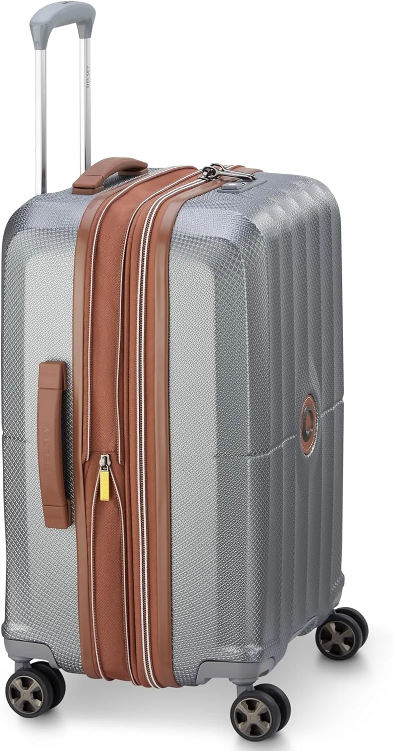 DELSEY PARIS Carrousel Hardside Expandable Luggage with Spinner Wheels, Graphite, Carry-on 21 Inch