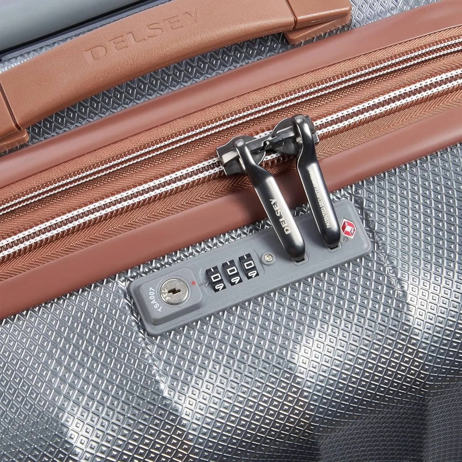 DELSEY PARIS Carrousel Hardside Expandable Luggage with Spinner Wheels, Graphite, Carry-on 21 Inch