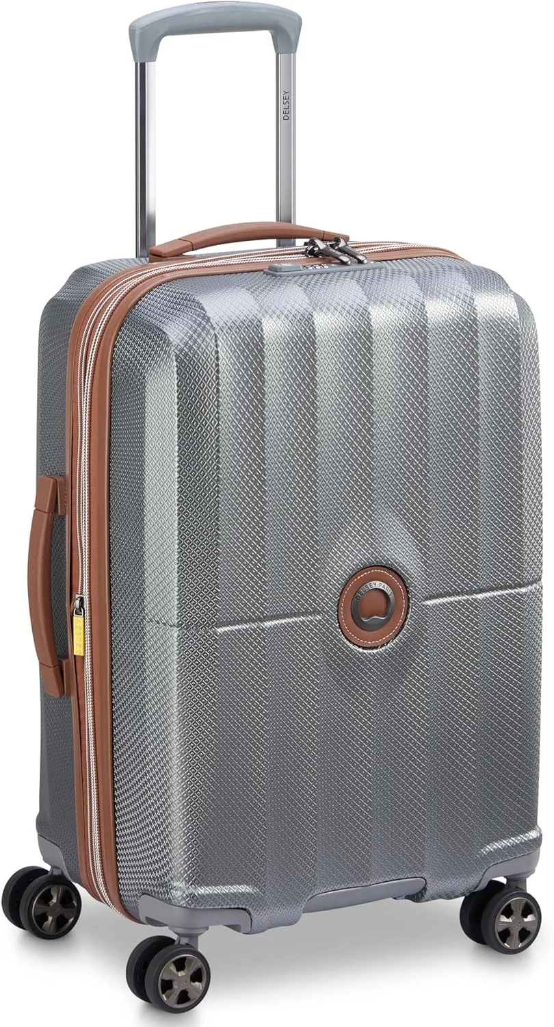 DELSEY PARIS Carrousel Hardside Expandable Luggage with Spinner Wheels, Graphite, Carry-on 21 Inch
