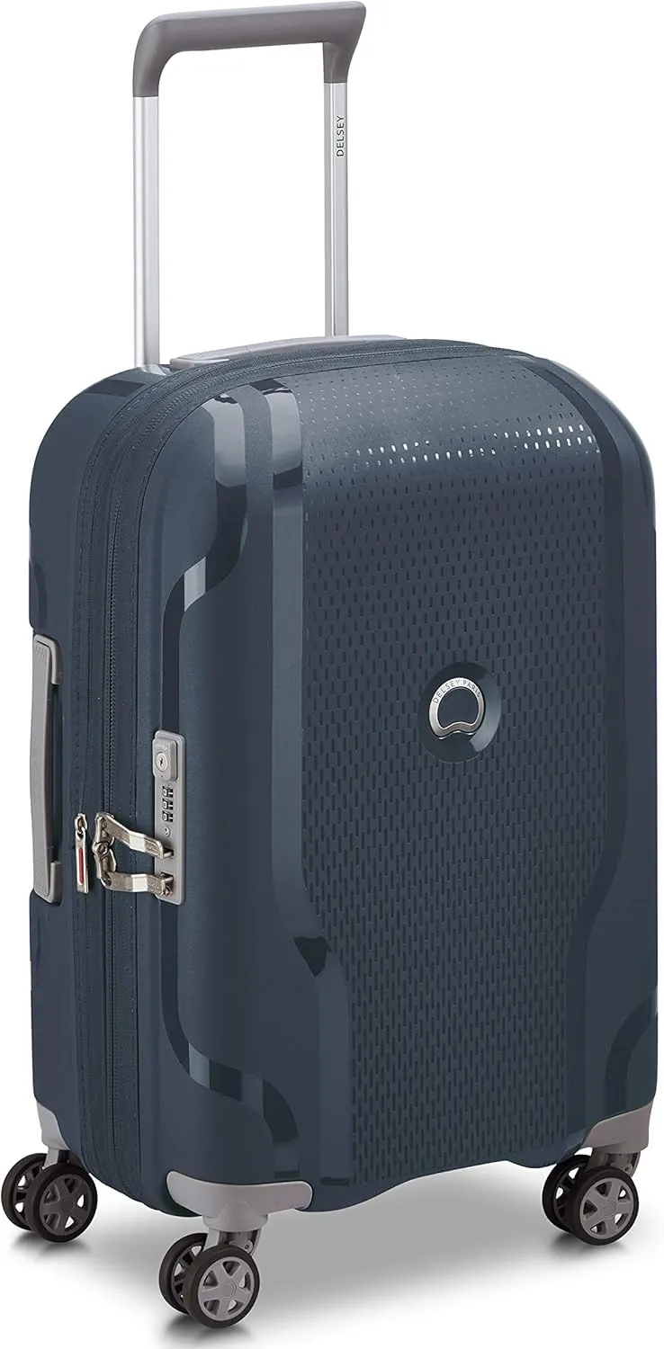 DELSEY PARIS Clavel Hardside Expandable Luggage with Spinner Wheels, Blue Jean, 2-Piece Set (19/30)