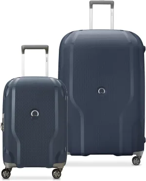DELSEY PARIS Clavel Hardside Expandable Luggage with Spinner Wheels, Blue Jean, 2-Piece Set (19/30)
