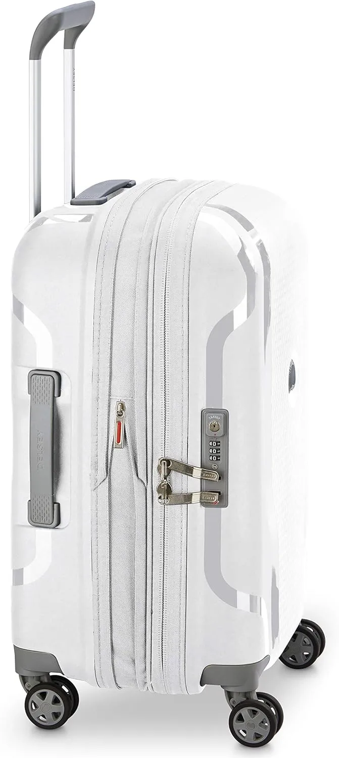 DELSEY PARIS Clavel Hardside Expandable Luggage with Spinner Wheels, White, 2-Piece Set (19/30)