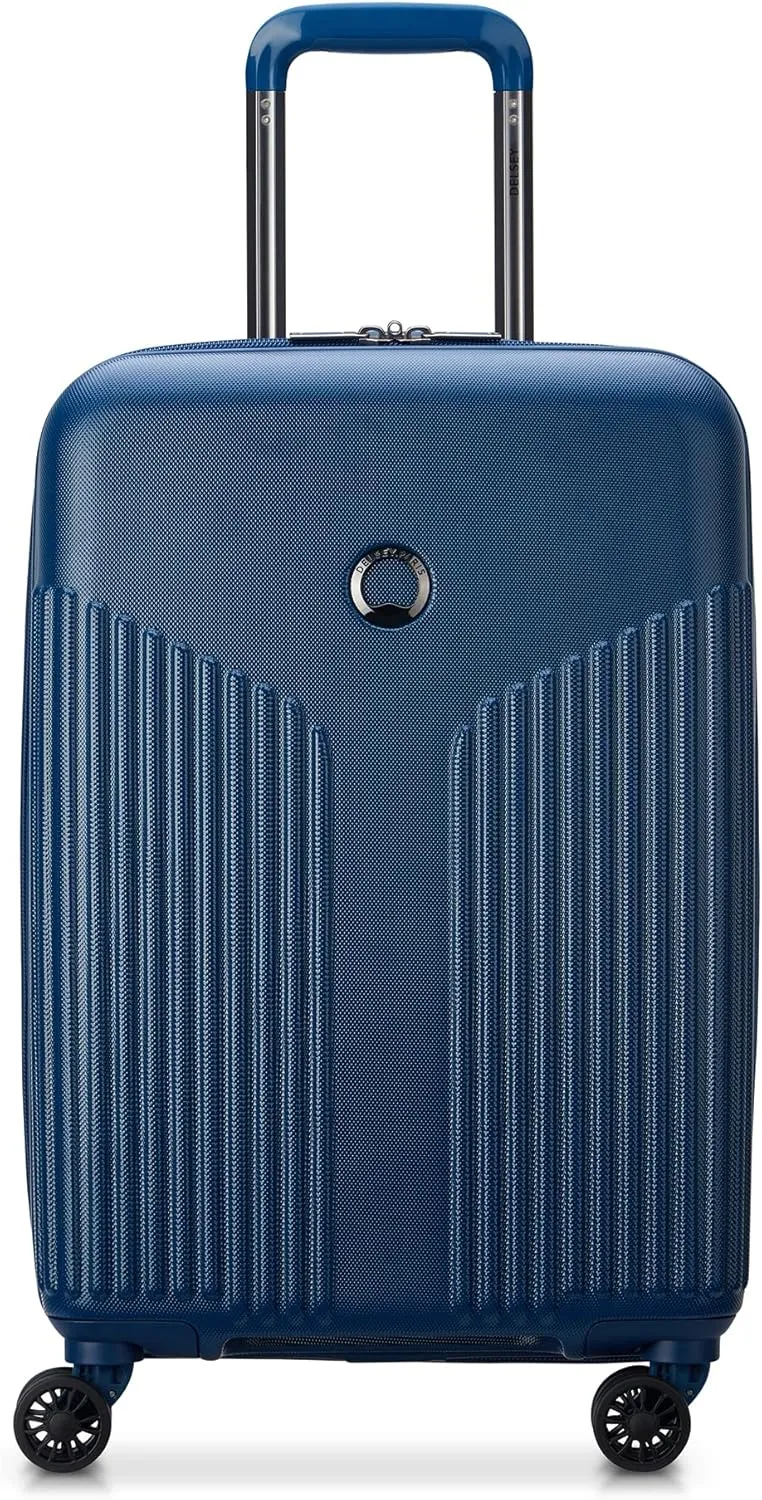 DELSEY PARIS Comete 3.0 Hardside Expandable Luggage with Spinner Wheels, Blue, 3-Piece Set (20/24/28)