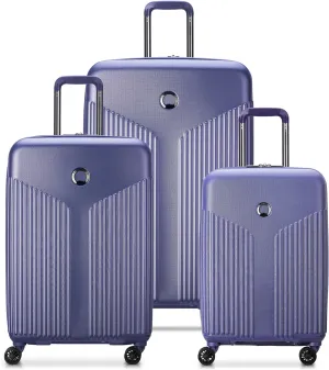DELSEY PARIS Comete 3.0 Hardside Expandable Luggage with Spinner Wheels, Lavender, 3-Piece Set (20/24/28)