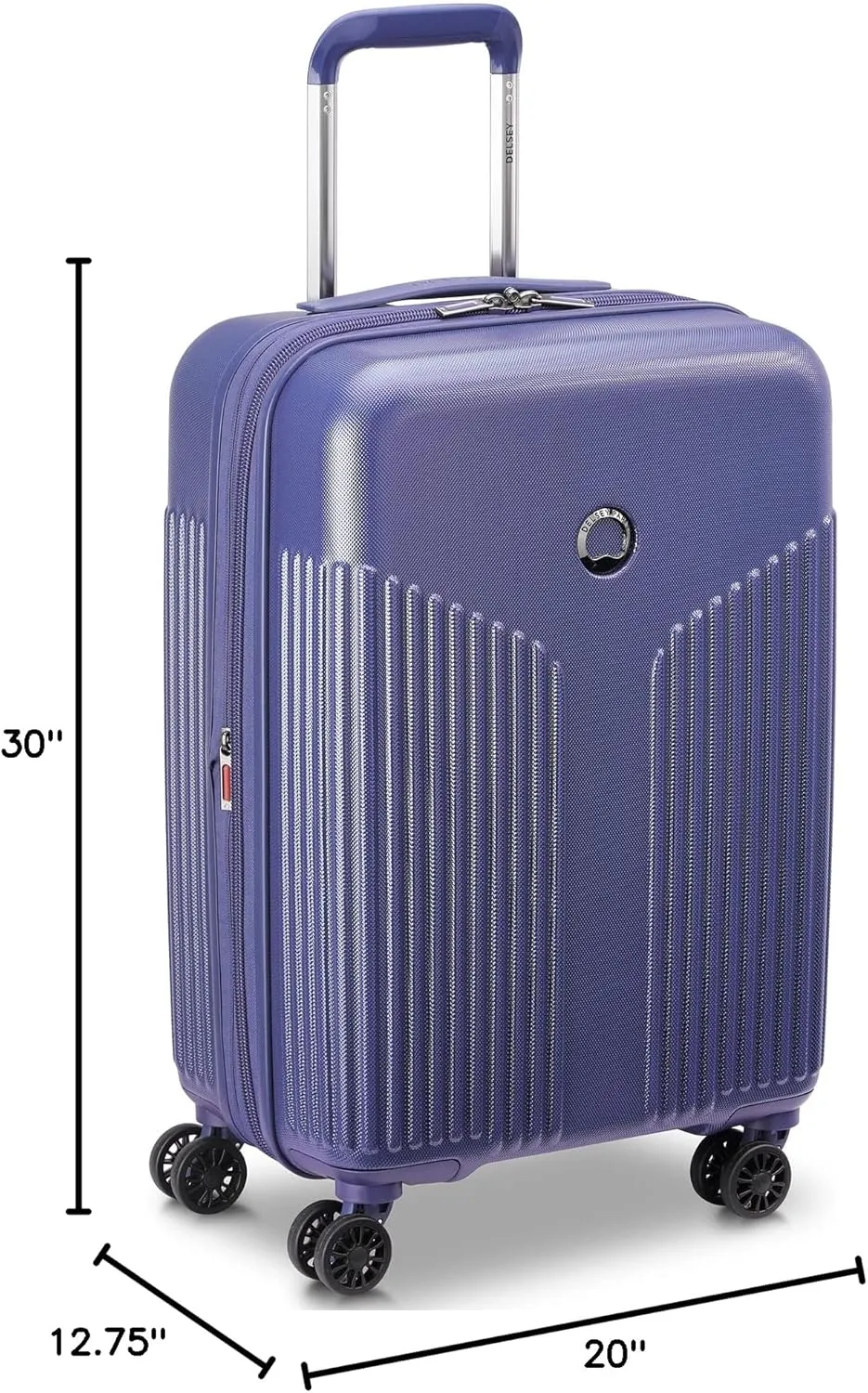 DELSEY PARIS Comete 3.0 Hardside Expandable Luggage with Spinner Wheels, Lavender, 3-Piece Set (20/24/28)