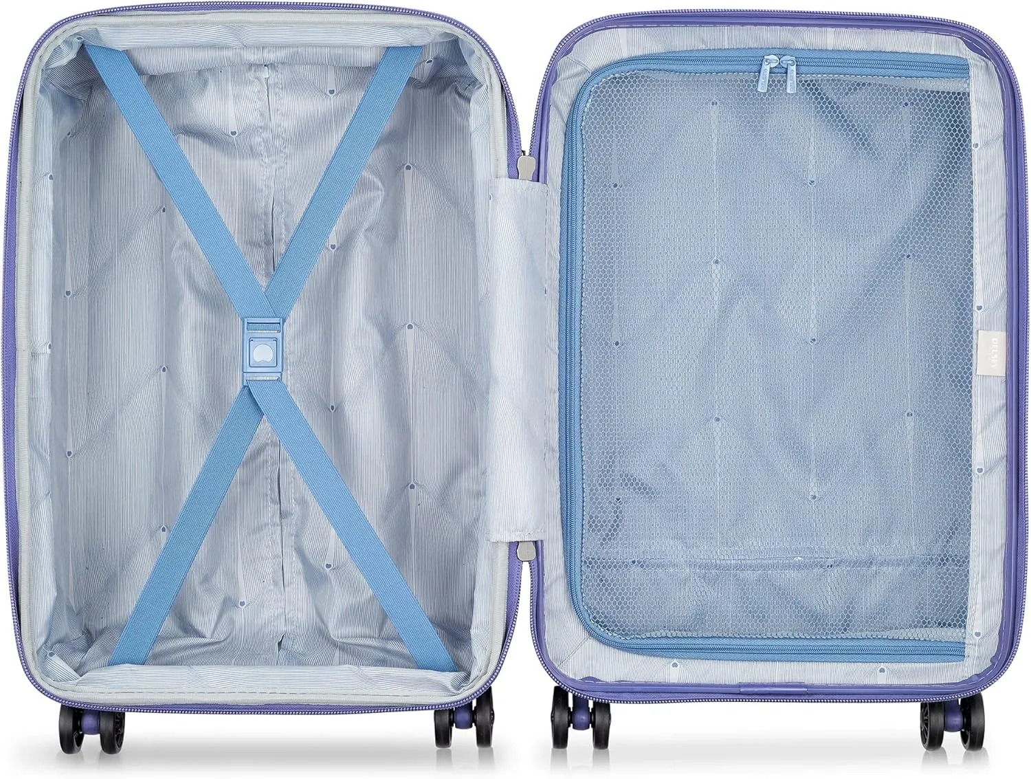 DELSEY PARIS Comete 3.0 Hardside Expandable Luggage with Spinner Wheels, Lavender, 3-Piece Set (20/24/28)