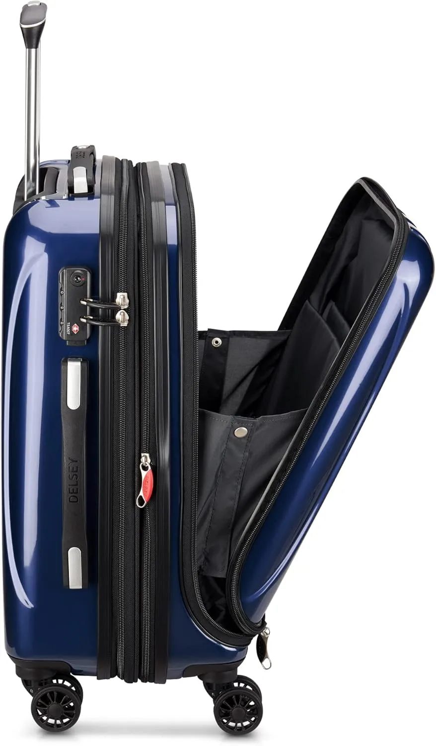 DELSEY PARIS Helium Aero Hardside Expandable Luggage with Spinner Wheels, Blue Cobalt, 2-Piece Set (19/25)