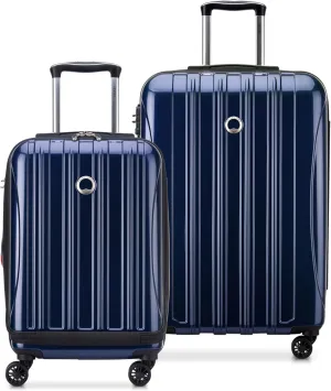 DELSEY PARIS Helium Aero Hardside Expandable Luggage with Spinner Wheels, Blue Cobalt, 2-Piece Set (19/25)