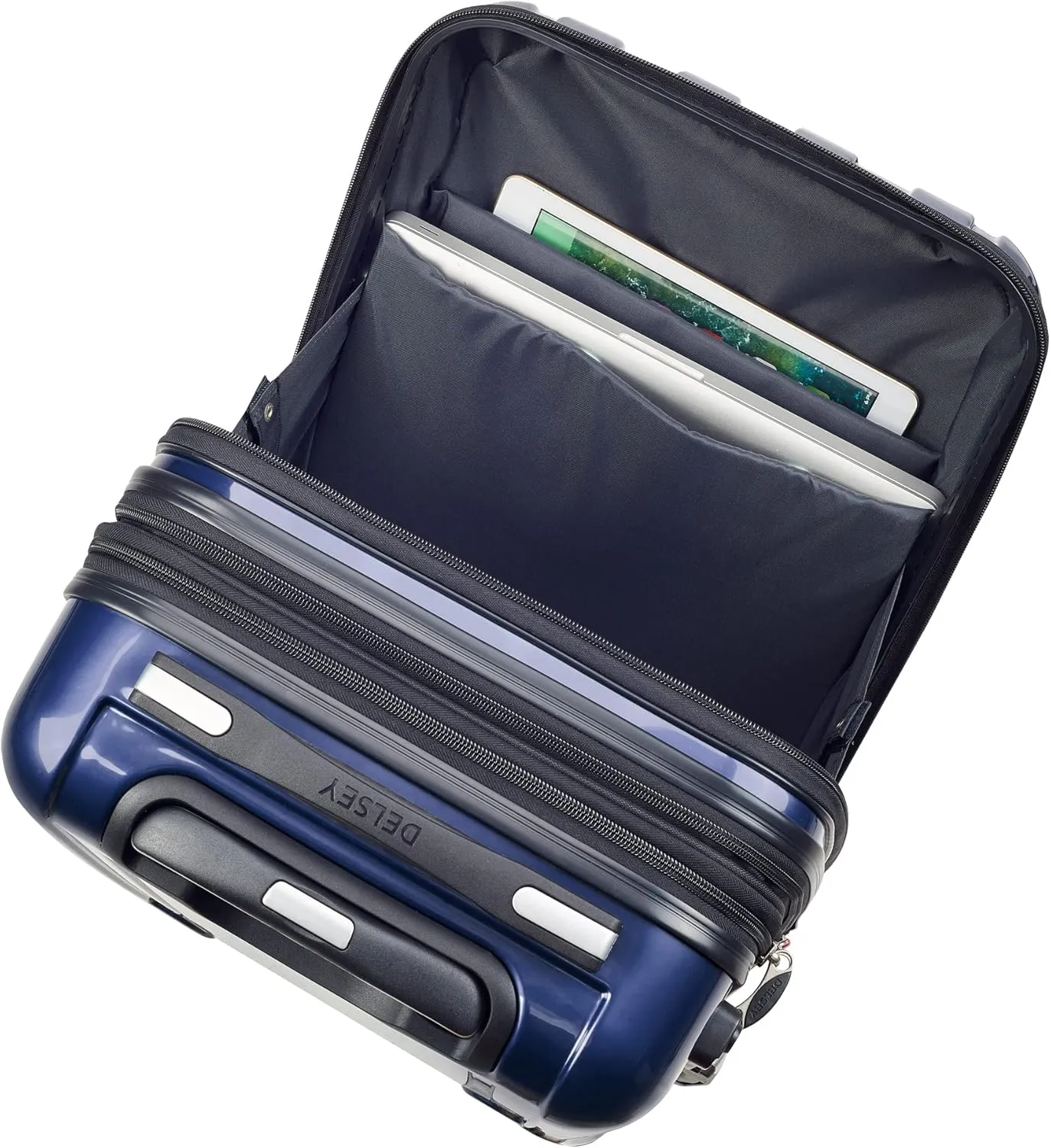 DELSEY PARIS Helium Aero Hardside Expandable Luggage with Spinner Wheels, Blue Cobalt, 2-Piece Set (19/25)