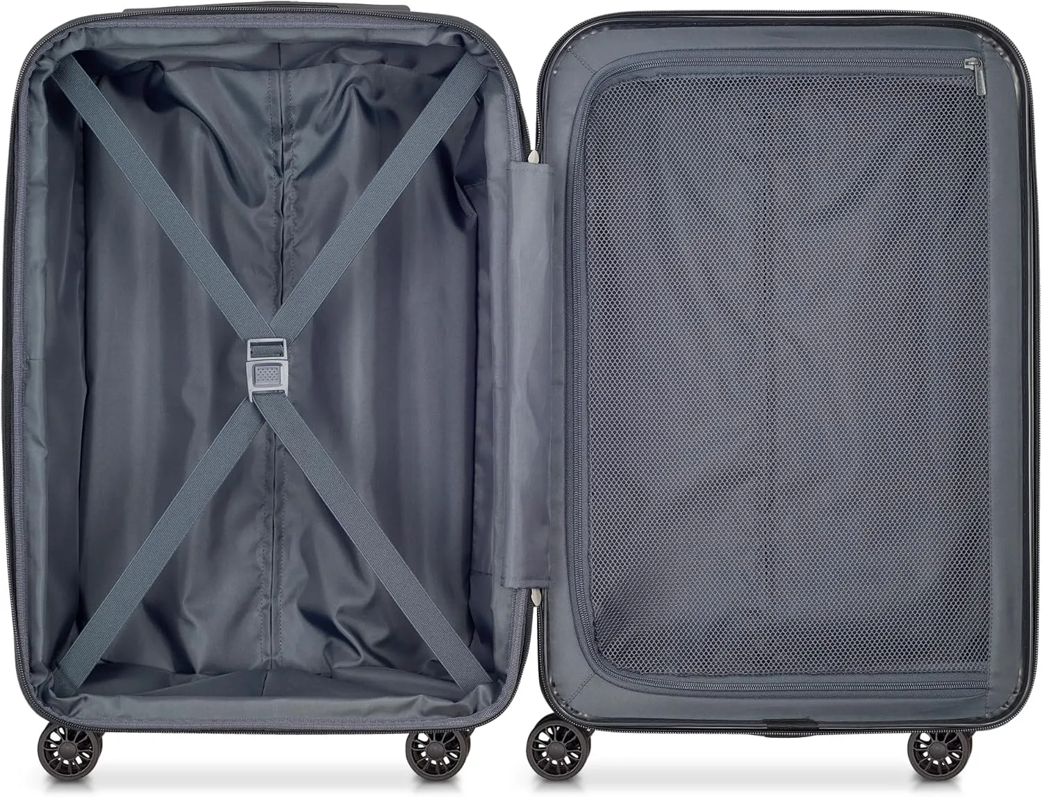 DELSEY PARIS Helium Aero Hardside Expandable Luggage with Spinner Wheels, Blue Cobalt, 3-Piece Set (21/25/29)