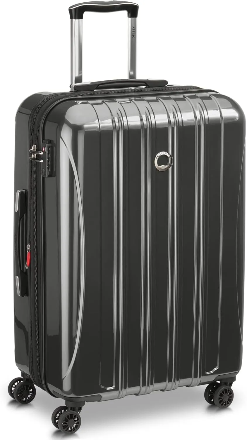 DELSEY PARIS Helium Aero Hardside Expandable Luggage with Spinner Wheels, Brushed Charcoal, 2-Piece Set (19/25)