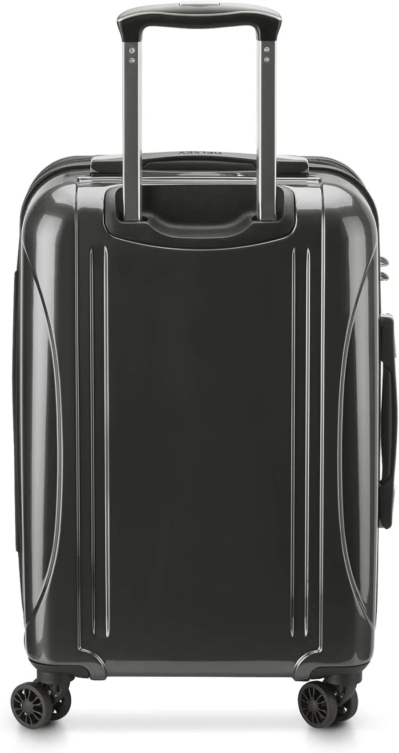 DELSEY PARIS Helium Aero Hardside Expandable Luggage with Spinner Wheels, Brushed Charcoal, 2-Piece Set (21/25)