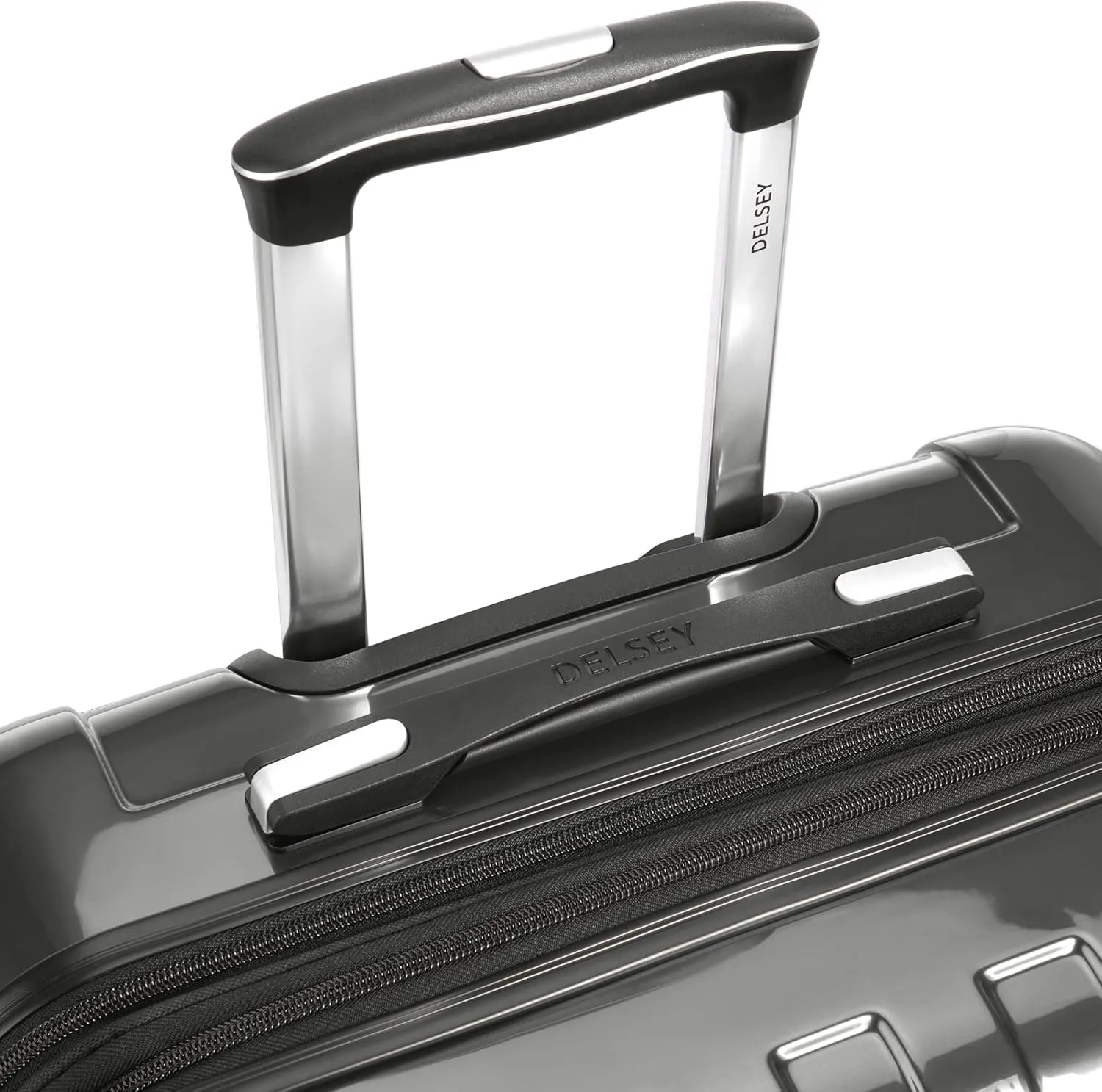 DELSEY PARIS Helium Aero Hardside Expandable Luggage with Spinner Wheels, Brushed Charcoal, 2-Piece Set (21/25)