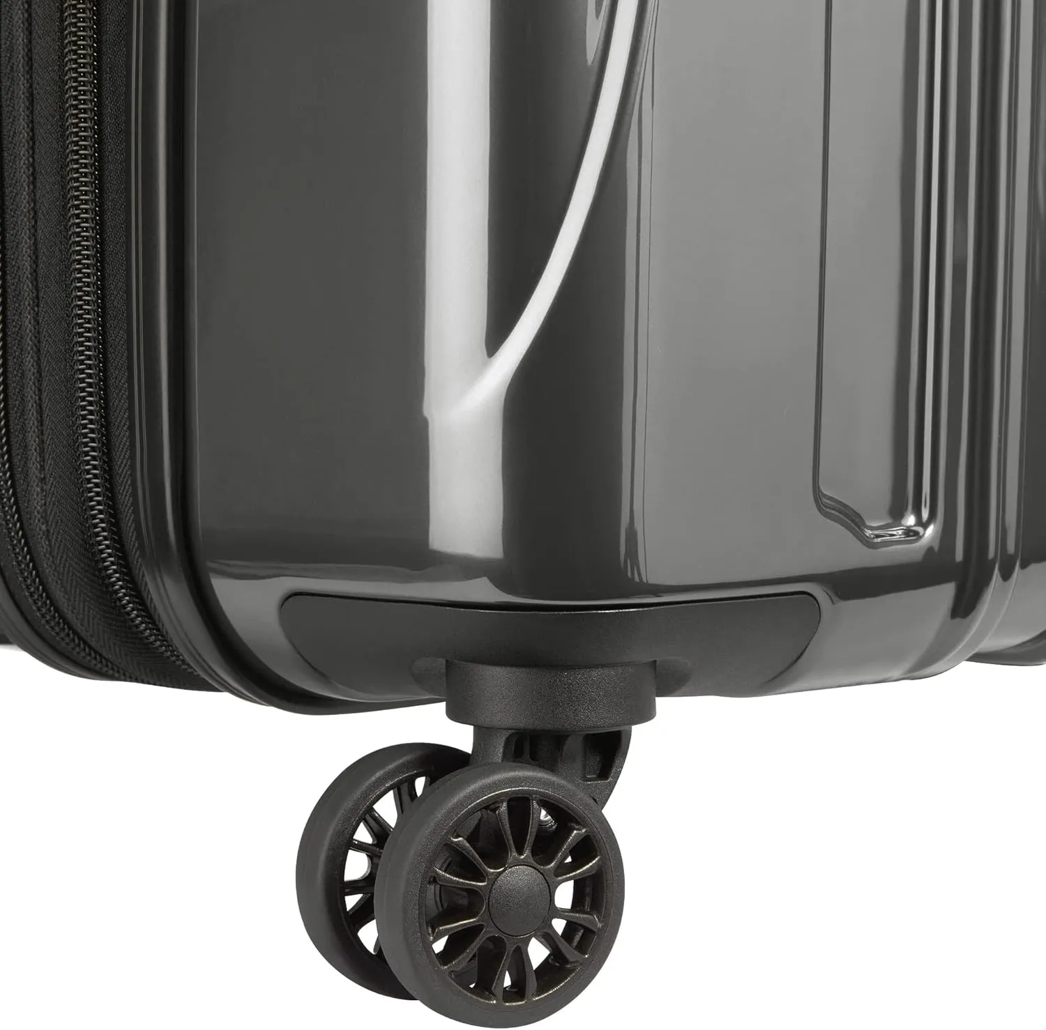DELSEY PARIS Helium Aero Hardside Expandable Luggage with Spinner Wheels, Brushed Charcoal, 2-Piece Set (21/25)