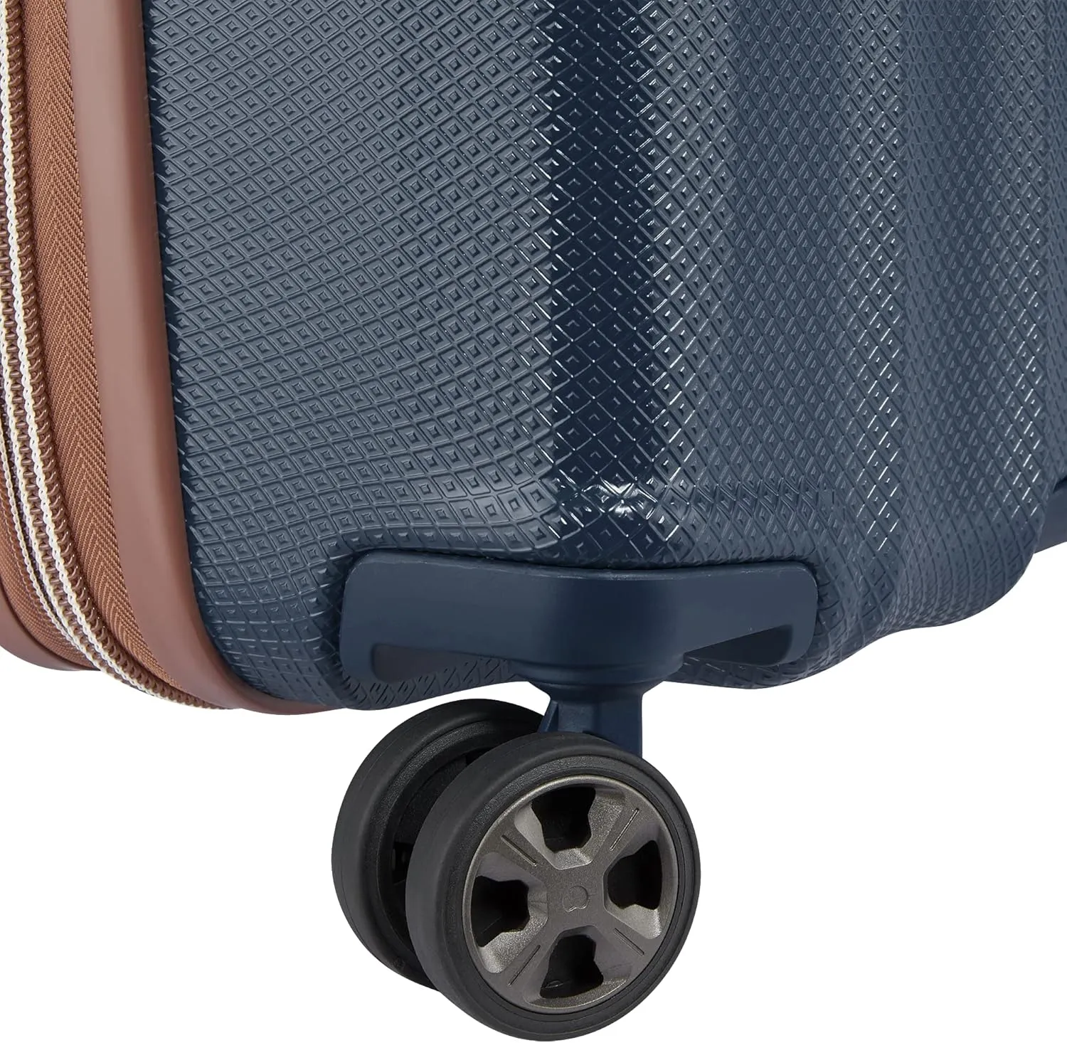 DELSEY PARIS St. Tropez Hardside Expandable Luggage with Spinner Wheels, Navy, Carry-on 21 Inch