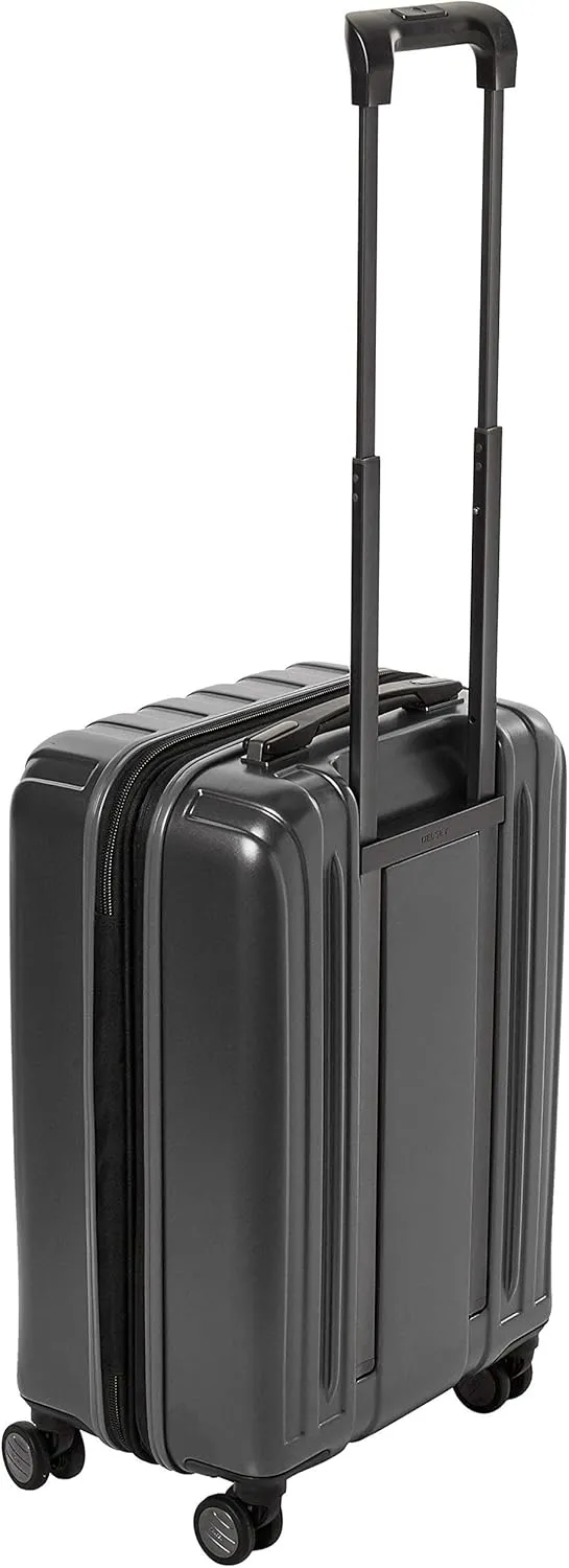 DELSEY PARIS Titanium Hardside Expandable Luggage with Spinner Wheels Carry-On Luggage, Graphite, Carry-On 21 Inch