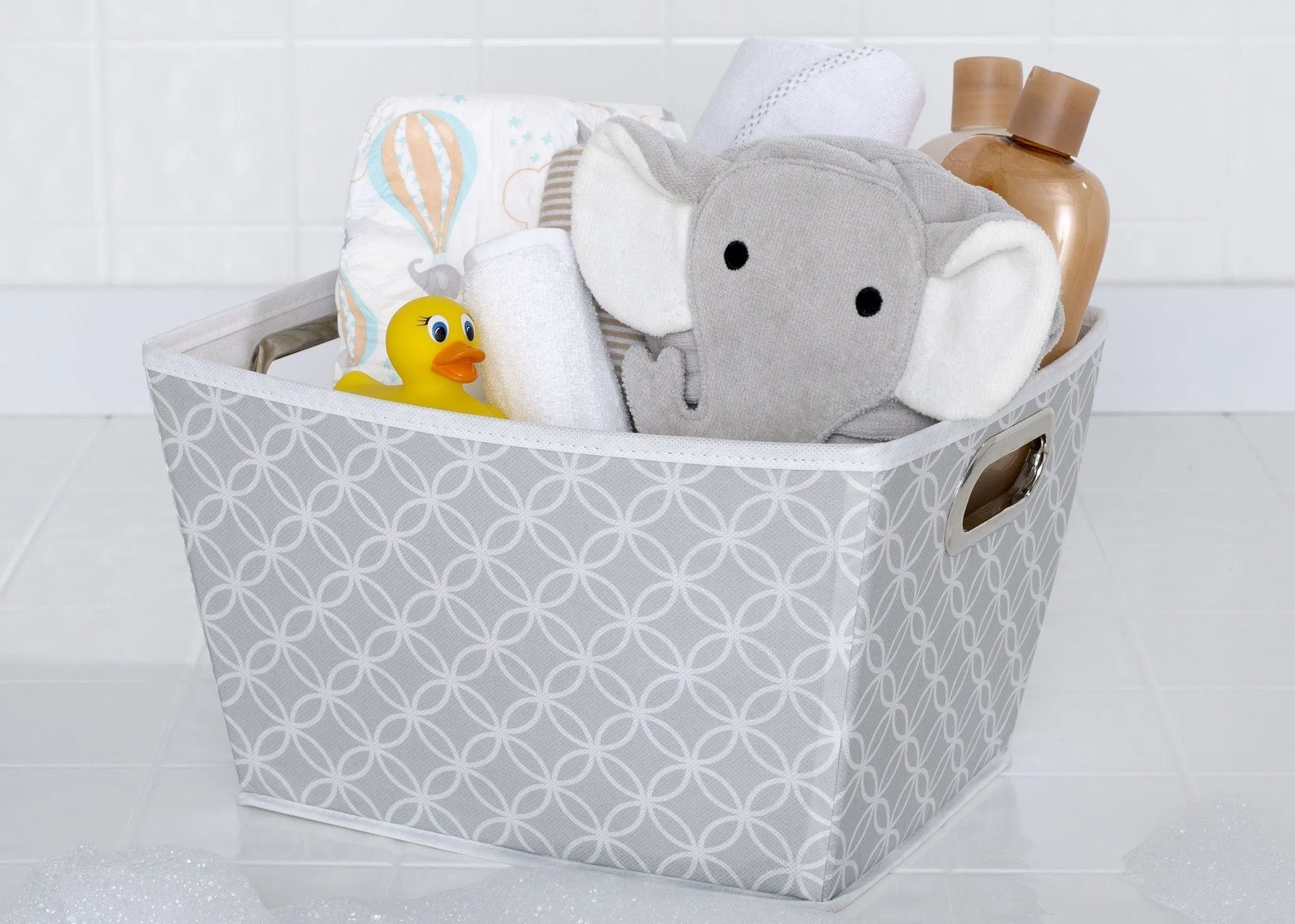Deluxe Water-Resistant Rectangle Tapered Tote