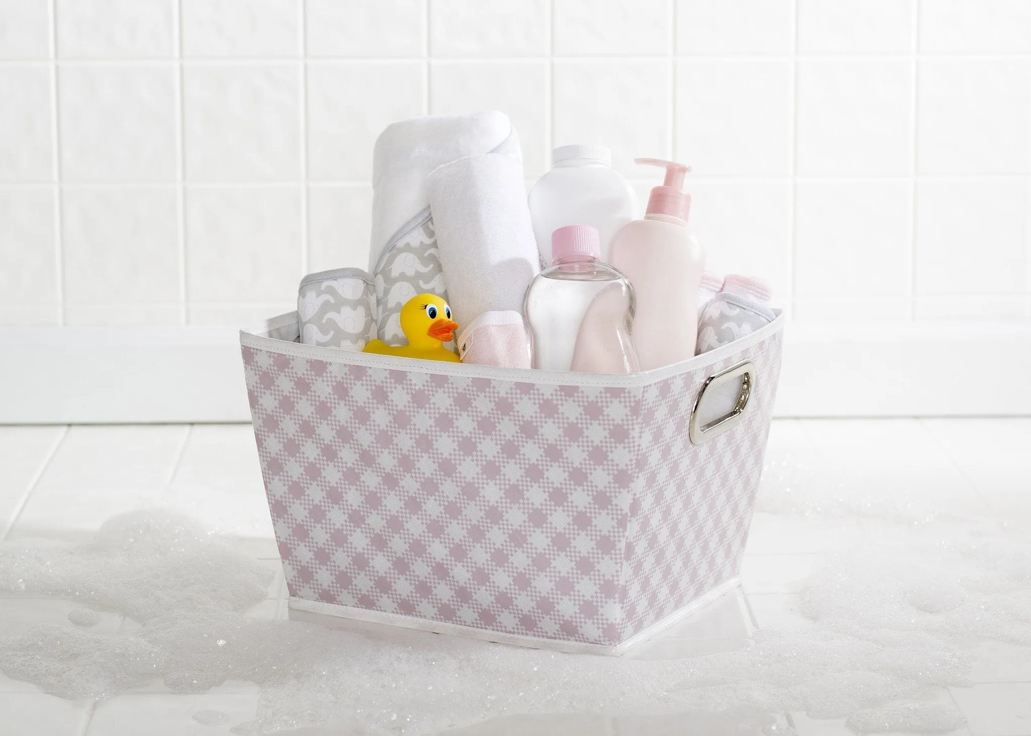 Deluxe Water-Resistant Rectangle Tapered Tote