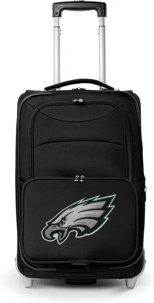 Denco Philadelphia Eagles 21” Rolling Carry-On Luggage- Travel with NFL Licensed Bag- Great for Airports and Trips