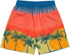 DIOTSR Mens Retro Lightning Graphic Shorts Casual Streetwear Basketball Shorts Athletic Running Shorts with Pockets