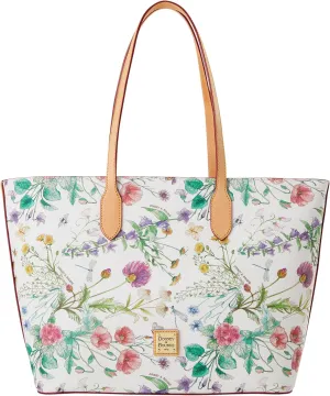 Dooney & Bourke Handbag, Botanical Collection Large Tote - White