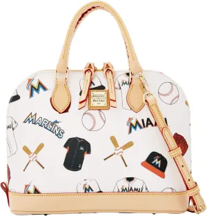 Dooney & Bourke MLB Miami Marlins Zip Zip Satchel