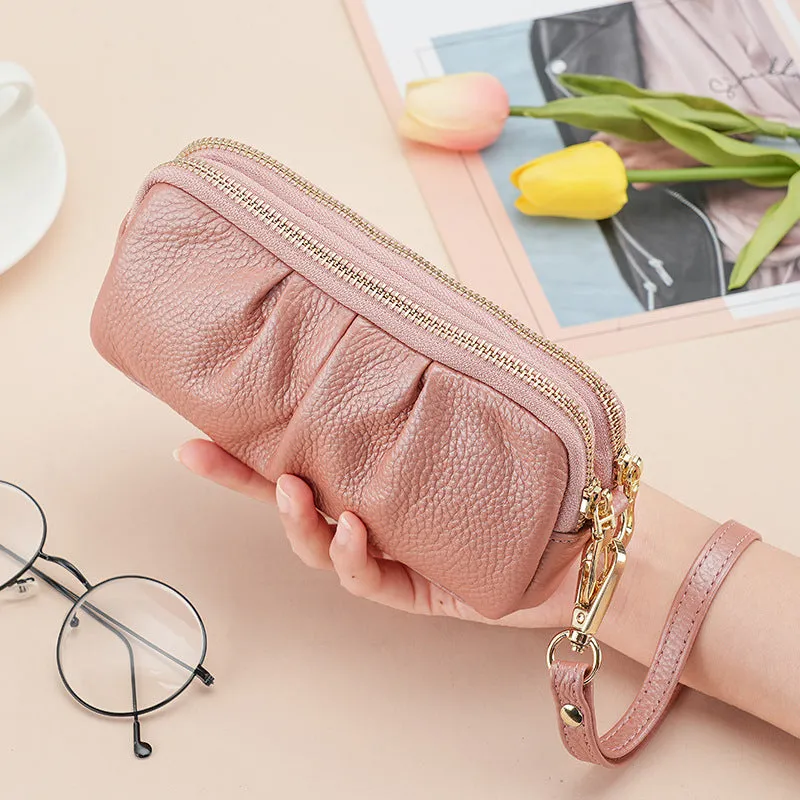 Double zip mobile phone case
