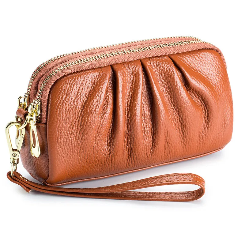 Double zip mobile phone case