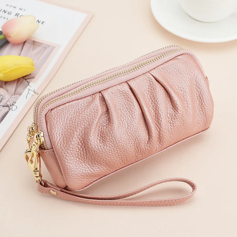 Double zip mobile phone case
