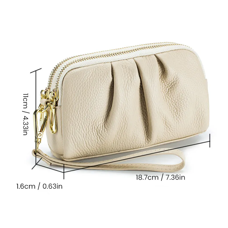 Double zip mobile phone case