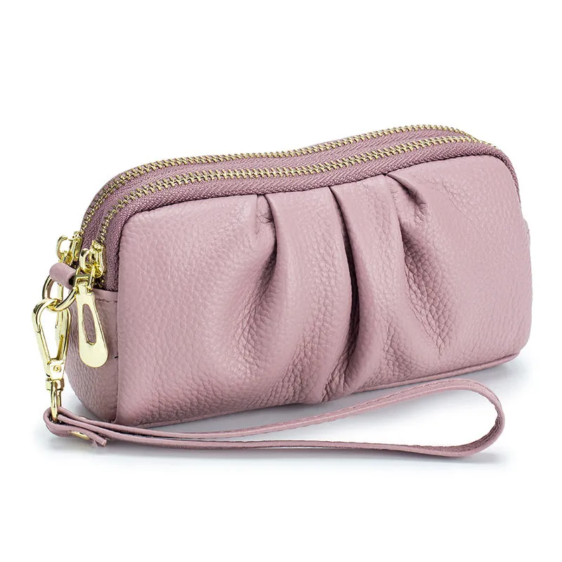 Double zip mobile phone case