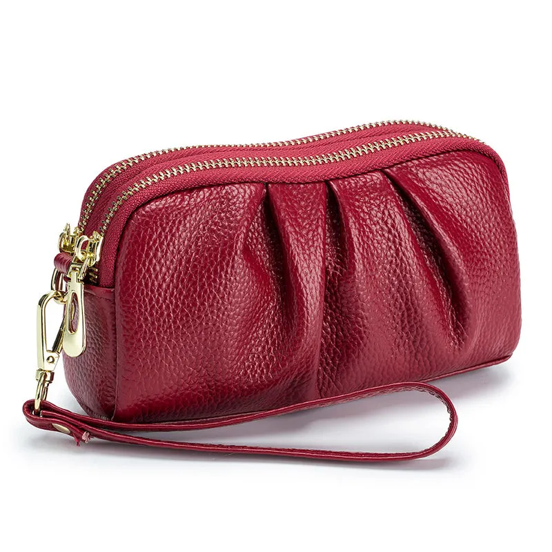 Double zip mobile phone case