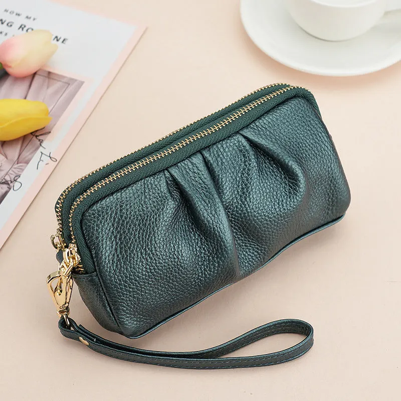 Double zip mobile phone case