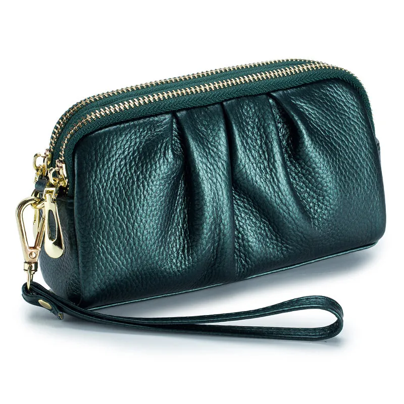 Double zip mobile phone case