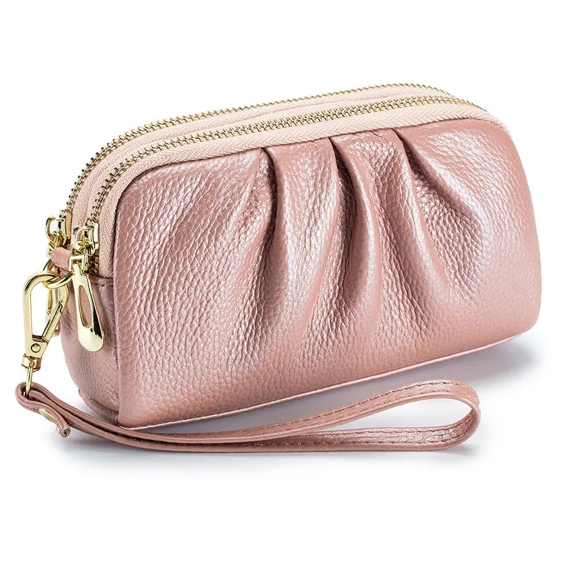 Double zip mobile phone case