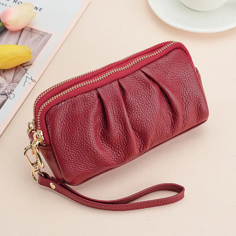 Double zip mobile phone case
